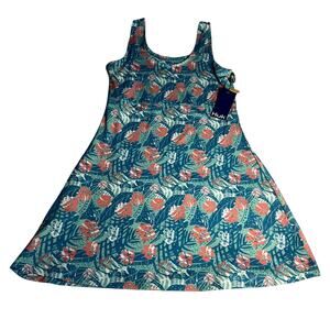 NWT Huk Dress Women's Small Icon Printed Sleeveless Size Small UPF 50